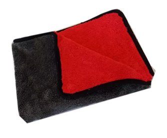 Recznik Mikrofibra Mikrowłókno 40x60 szaro-czerwone
