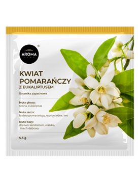 AROMA Saszetka zapachowa do Szafy Kwiat Pomarańczy z Eukaliptusem