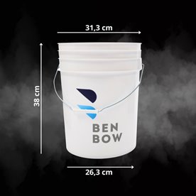 BenBow Wiadro detailingowe białe 20L + separator
