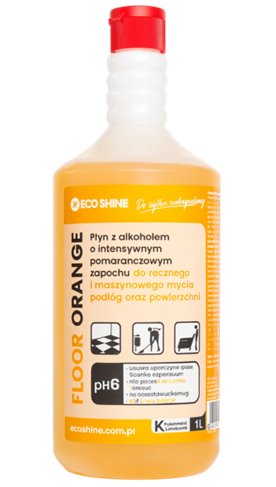 Eco Shine FLOOR ORANGE 1L - płyn do podłóg z alkoholem