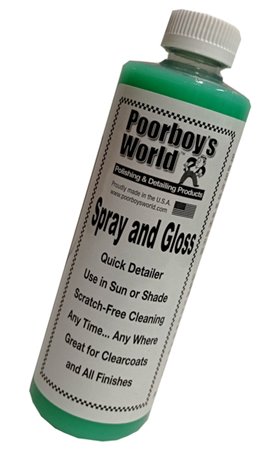 Poorboy`s World Spray & Gloss 473ml - quick detailer