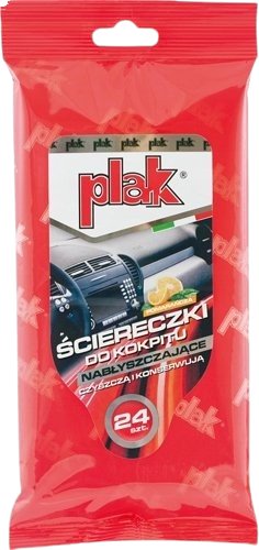 Atas Plak Nabłyszczające ściereczki do kokpitu 24 szt Pomarańcza