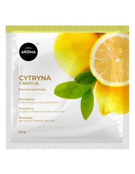 Aroma Saszetka zapachowa do szafy - Cytryna z Bazylią