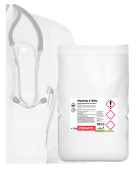Draco WASHUP Steril 15kg - proszek do odzieży medycznej