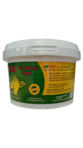Ecochem ŻEL ŻÓŁTY 500ml Do mycia zabrudzonych Rąk Pasta BHP