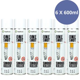 Zestaw SMOKE KILLER Freshtek ONEShot 6X600ml - neutralizator papierosów