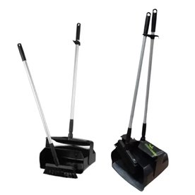 Vikan szczotka 56659 z szufelką na kiju Leń