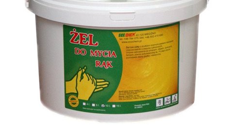 Ecochem Żel żółty 5L Do mycia zabrudzonych Rąk Pasta BHP