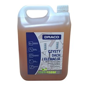 Draco CZYSTY DACH i elewacja 5L - płyn do mycia elewacji