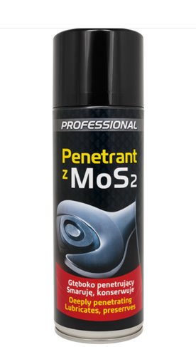 SJD odrdzewiacz Z MOS2 400ml - w sprayu utlenia