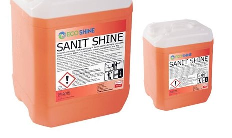 Eco Shine SANIT SHINE 5L - pianka do odkamieniania toalet