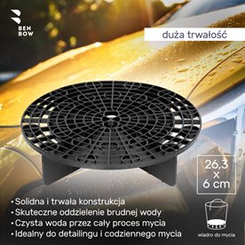 BenBow Wiadro detailingowe białe 20L + separator