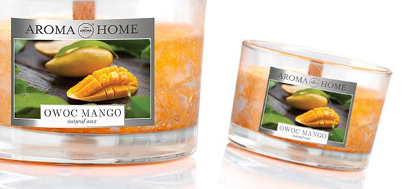 Aroma Świeca Zapachowa Świeczka 115g - Mango