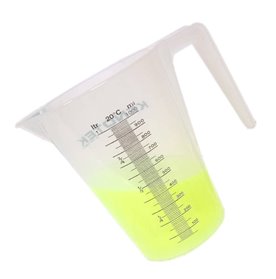 Miarka płynów 1L - dozowanie chemii plastikowa menzurka