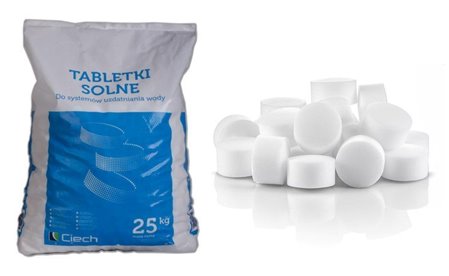 Tabletki solne 25kg - do zmiękczania i regeneracji wody