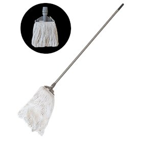 Zestaw Mop sznurkowy Kentucky + uchwyt Agrafka + kij 120cm