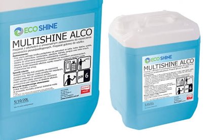 Eco Shine MULTISHINE ALCO 10L - alkoholowy preparat myjący