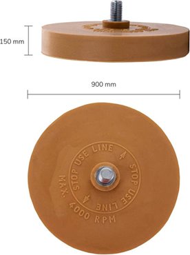 BenBow Gumowy Krążek + ADAPTER Pad Do Usuwania Naklejek