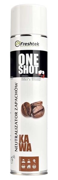 Freshtek ONE SHOT 600ml odświeżacz powietrza - Kawa