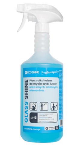 Eco Shine GLASS SHINE 1L - profesjonalny płyn do mycia szyb