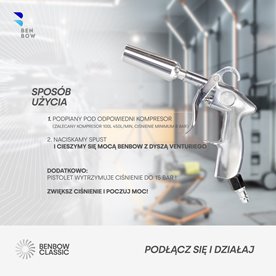 BenBow 554 - Zestaw pistolet 004+050