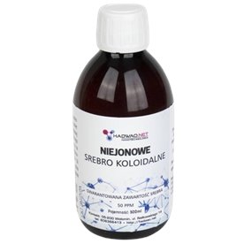 NanoAg 1L - niejonowe nano srebro koloidalne 50 ppm