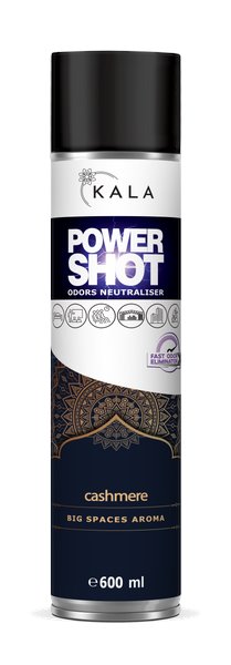 Kala POWER SHOT Cashmere 600ml - odświeżacz powietrza