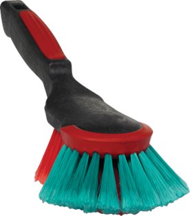 Vikan 524652 - szczotka do mycia felg kół z gumowym rantem