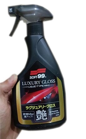 SOFT99 LUXURY GLOSS 500 ML - quick detailer wosk samochodowy