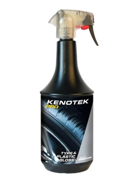Kenotek TYRE&PLASTIC GLOSS 1L - renowacja czernidło do opon