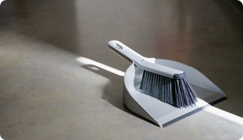 Zmiotka z szufelką ECO EGO U-COLLECT - wytrzymała poręczna