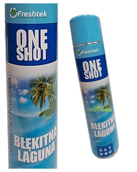 Freshtek ONE SHOT 600ml odświeżacz - Błękitna Laguna