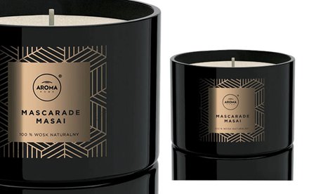 Aroma Świeca zapachowa świeczka 115g - Mascarade Masai
