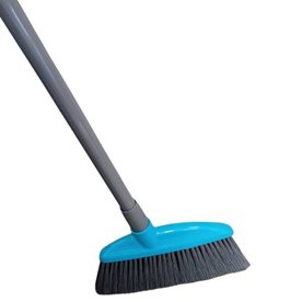York Leniuch 20cm - zestaw do zamiatania kij 75cm niebieski