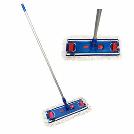 Profesjonalny mop przemysłowy 40 cm kij + stelaż + mop