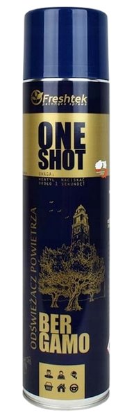 Freshtek ONE SHOT 600ml odświeżacz powietrza - Bergamo