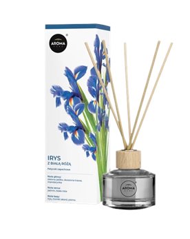 Aroma Patyczki zapachowe 50ml - Irys z Białą różą