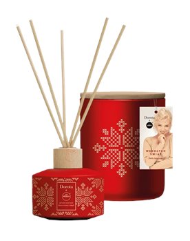 Dorota Aroma Box Cynamonowy Wieczór - zestaw patyczki świeca