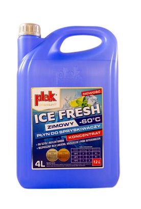 Plak Ice Fresh - 60c 4L ZIMOWY Koncentrat Płynu do spryskiwaczy