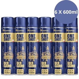 Zestaw BERGAMO Freshtek ONEShot 6X600ml - zestaw odświeżaczy dla mężczyzn