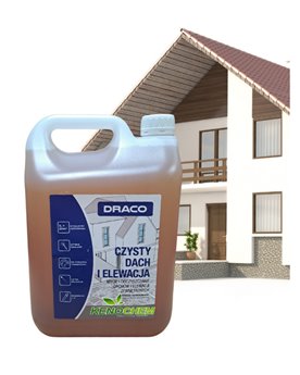Draco CZYSTY DACH i elewacja 5L - płyn do mycia elewacji