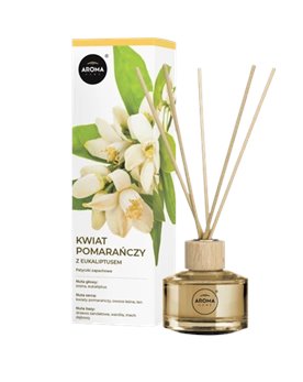 Aroma Patyczki zapachowe 50ml - Kwiat pomarańczy eukaliptus