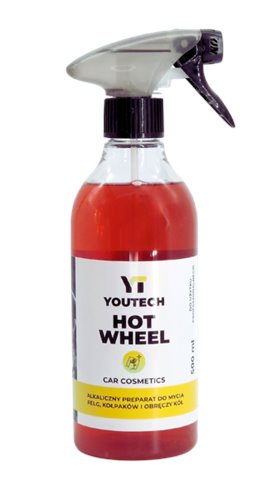 YouTech HOT WHEEL 500ml - preparat do mycia felg kołpaków