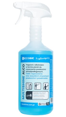 Eco Shine MULTISHINE ALCO 1L - alkoholowy płyn czyszczący