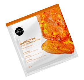 Aroma Saszetka zapachowa do szafy - Bursztyn z Drzewem Cedr