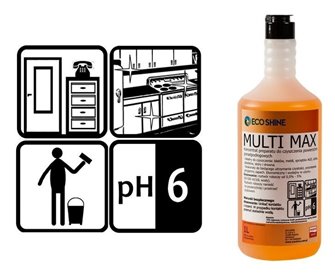 Eco Shine MULTI MAX 1L - uniwersalny płyn czyszczący