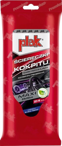 Atas Plak nabłyszczające ściereczki do kokpitu 24 szt MAXI