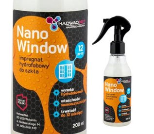 HaDwaO NANO WINDOW 200 ml - impregnat hydrofobowy do szkła