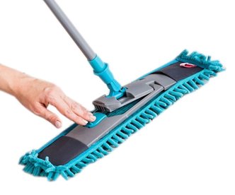 York Mop SALSA 43cm - płaski z mikrofibry niebiseki