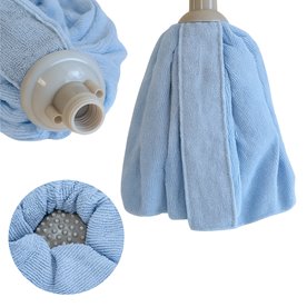 Mop Sukienka RUBI Silver Bacteria Stop z gumowym skrobakiem